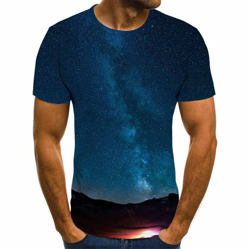 3D Digital Printing Short Sleeve Men's T-shirt Casual Round Neck Top T-shirt Designs By CRF