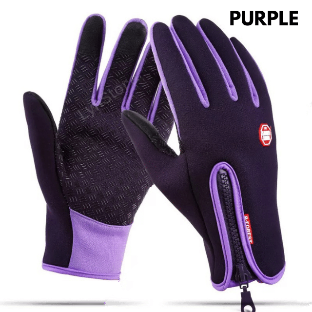 Winter Gloves Touch Screen Riding Motorcycle Sliding Waterproof Sports Gloves With Fleece - Designs By CRF