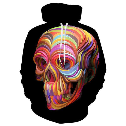 Colorful Skull Hoodie Designs By CRF