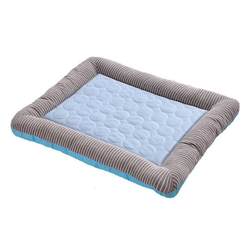 Pet Cooling Pad Bed For Dogs Cats Puppy Kitten Cool Mat Pet Blanket Ice Silk Material Soft For Summer Sleeping Pink Blue Breathable - Designs By CRF