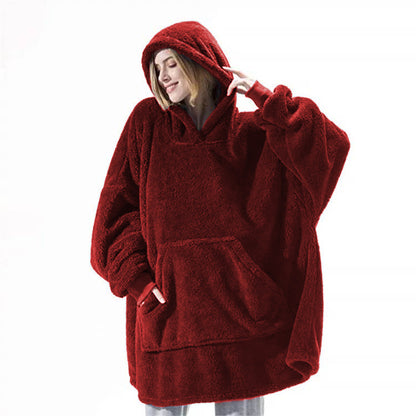 Oversized Double-Sided Fleece Hoodie - Designs By CRF