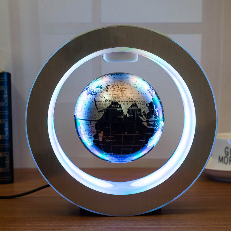 Round LED World Map Floating Globe Magnetic Levitation Light Anti Gravity Magic - Designs By CRF