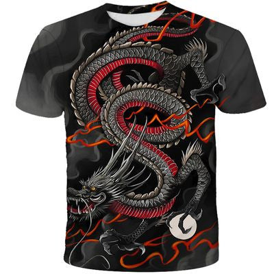 3D Digital Printing Short-sleeved T-shirt - Various Designs - Designs By CRF