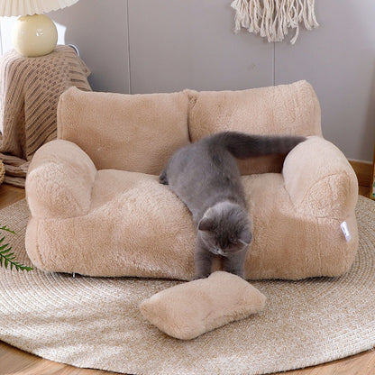 Luxury Cat Bed Sofa Winter Warm Cat Nest Pet Bed For Small Medium Dogs Cats Comfortable Plush Puppy Bed Pet Supplies - Designs By CRF