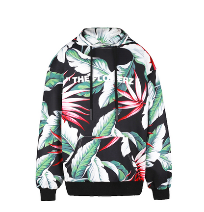 Flower World Trends Autumn Hip Hop Loose Hooded Sweater Jacket Men's Tide Brand Couple Hoodie Women Designs By CRF