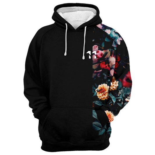 3D Print Flower Pattern Hoodie Designs By CRF