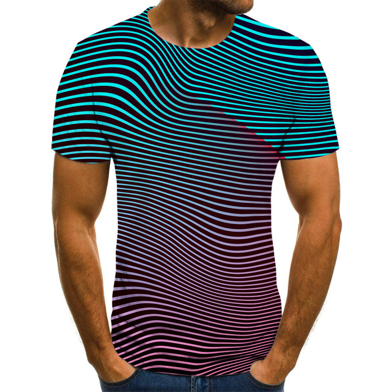 Light Color Casual Men's T-Shirts