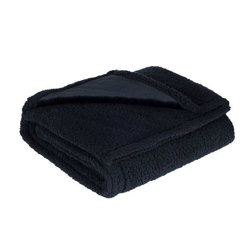 Flannel Shu Cotton Sherpa Thickened Pet Blanket - Designs By CRF