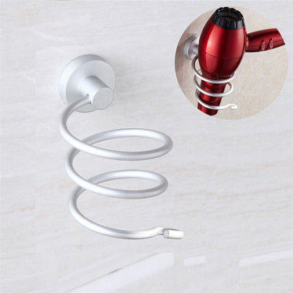 Space aluminum hair dryer rack