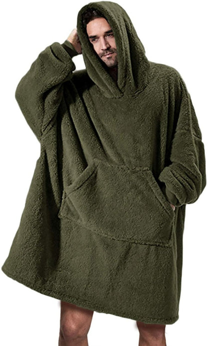 Oversized Double-Sided Fleece Hoodie - Designs By CRF