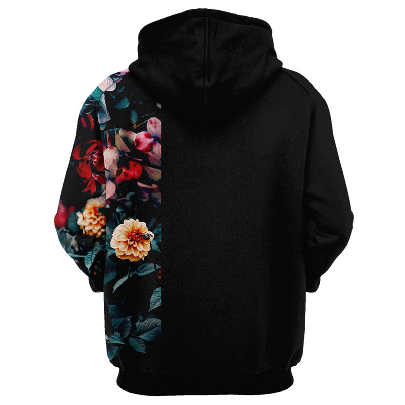 3D Print Flower Pattern Hoodie Designs By CRF