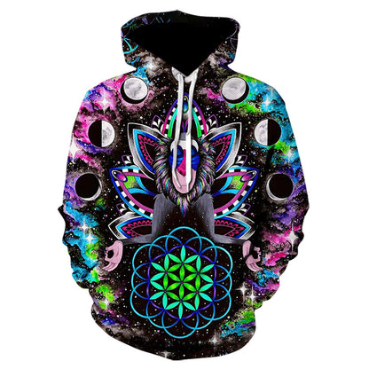 Abstract Line Splash Ink 3D Printed Pullover Hoodie Designs By CRF