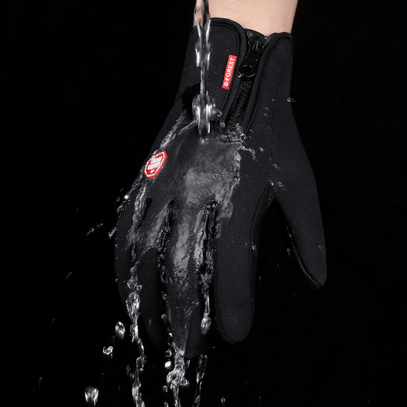 Winter Gloves Touch Screen Riding Motorcycle Sliding Waterproof Sports Gloves With Fleece - Designs By CRF