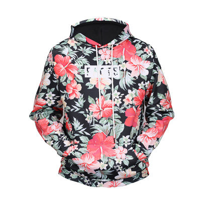 Printed fashion floral warm couple hoodie Designs By CRF