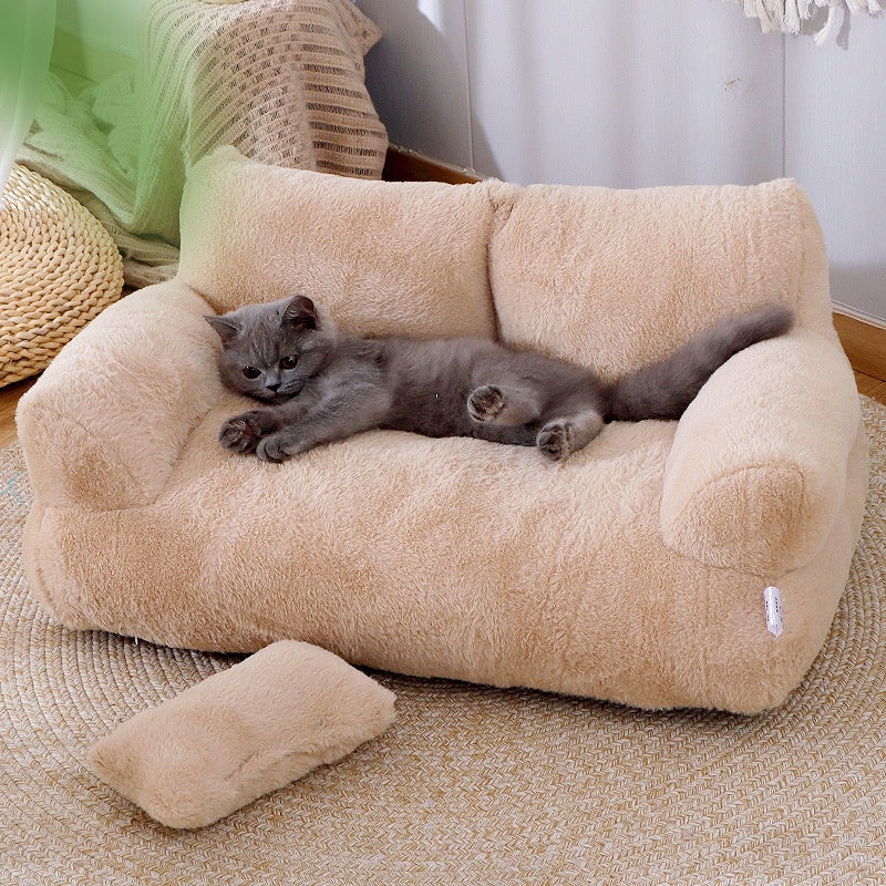 Luxury Cat Bed Sofa Winter Warm Cat Nest Pet Bed For Small Medium Dogs Cats Comfortable Plush Puppy Bed Pet Supplies - Designs By CRF