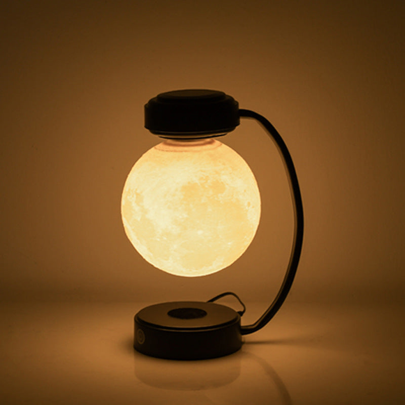 3D LED Moon Night Light Wireless Magnetic Levitating Rotating Floating Ball Lamp - Designs By CRF