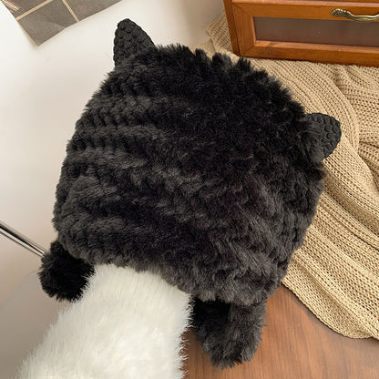 Plush Warm Thickened Earflaps Lamb Hat - Designs By CRF