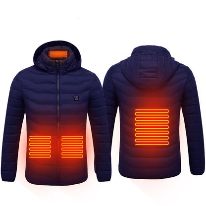 New Heated Jacket Coat USB Electric Jacket Cotton Coat Heater Thermal Clothing Heating Vest Men's Clothes Winter - Designs By CRF