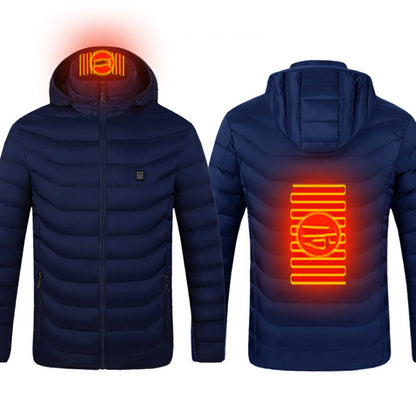 New Heated Jacket Coat USB Electric Jacket Cotton Coat Heater Thermal Clothing Heating Vest Men's Clothes Winter - Designs By CRF