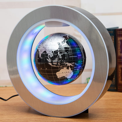 Round LED World Map Floating Globe Magnetic Levitation Light Anti Gravity Magic - Designs By CRF