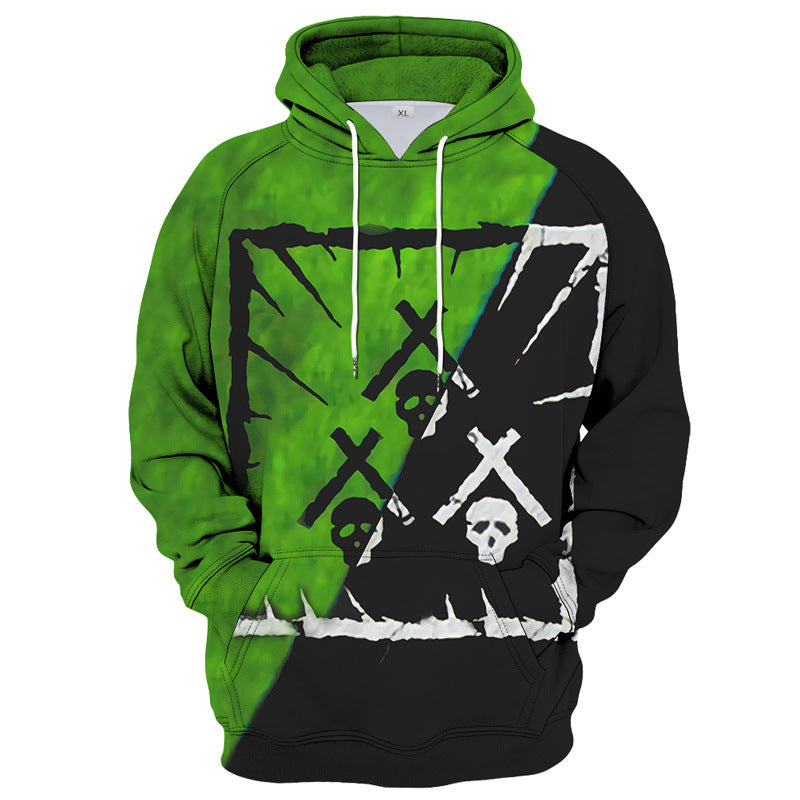 3D Digital Printing Casual Sports Hoodie Sweater Designs By CRF