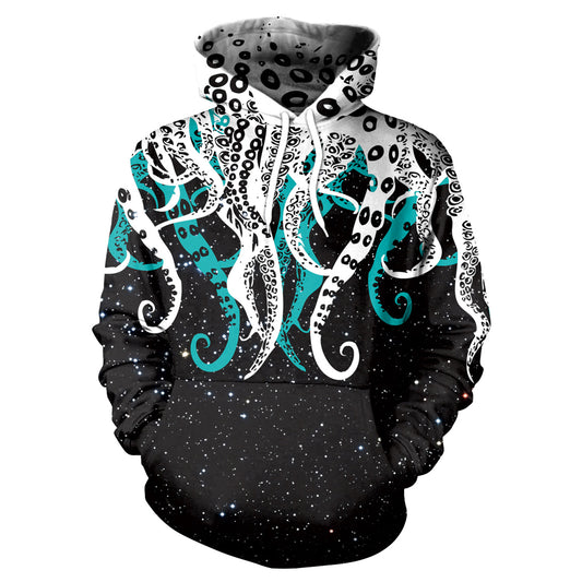 Octopus Digital Print Hoodie Designs By CRF