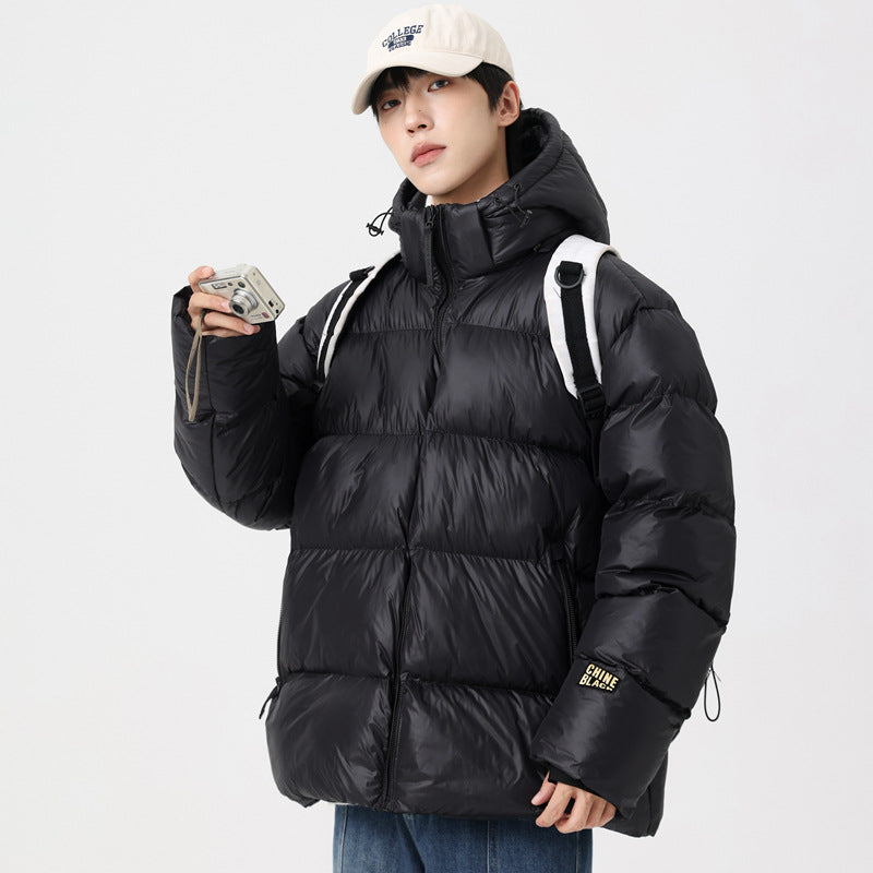 Men's Fashion Simple Cotton-padded Jacket Graphene Plus Size Coat Top - Designs By CRF