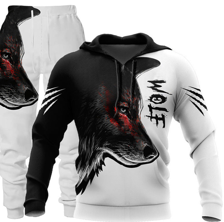 3D Wolf Inspired Print 2 Piece Tracksuit - Designs By CRF