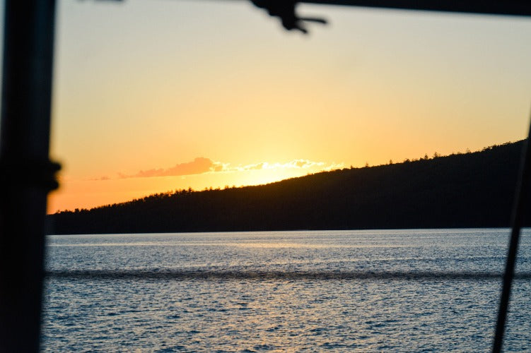 Australian Boating Sunset Wooden Jigsaw Puzzle