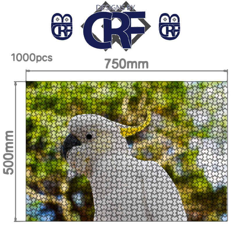 Curious Cockatoo Wooden Jigsaw Puzzle