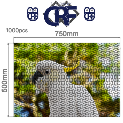 Curious Cockatoo Wooden Jigsaw Puzzle