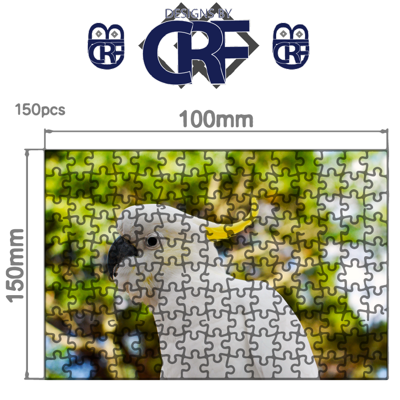 Curious Cockatoo Wooden Jigsaw Puzzle