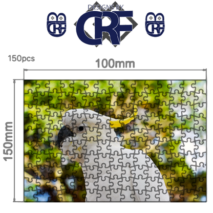 Curious Cockatoo Wooden Jigsaw Puzzle