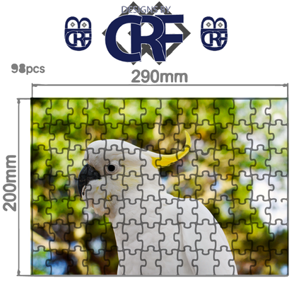 Curious Cockatoo Wooden Jigsaw Puzzle