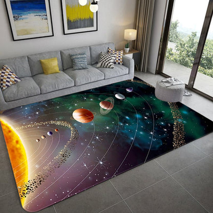 3D Planet Gorgeous Universe Living Room Carpet - Designs By CRF