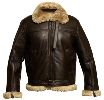 Men's Fashion One-piece Thickened Furry Jacket - Designs By CRF