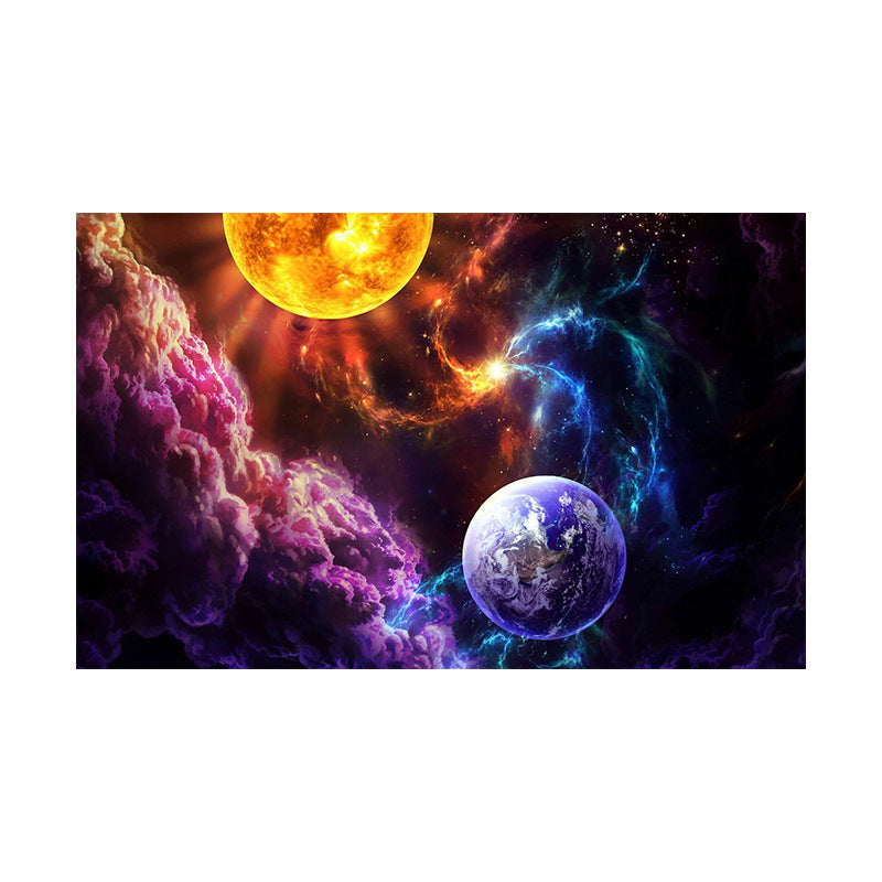 3D Planet Gorgeous Universe Living Room Carpet - Designs By CRF