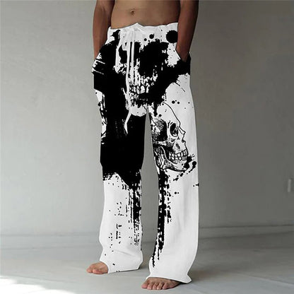 Men's Loose Straight Long Casual Pants 3D Printed Sweatpants Designs By CRF