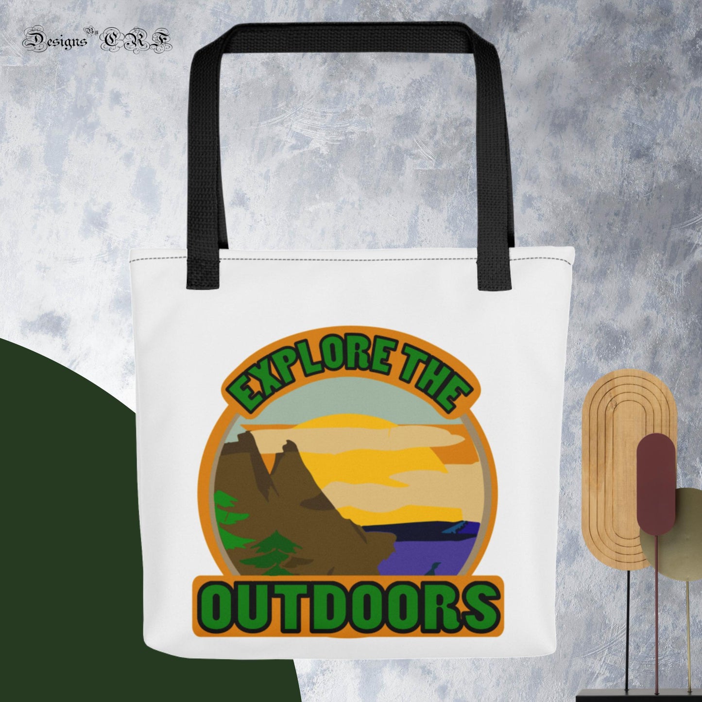 "Explore The Outdoors" Tote bag - Designs By CRF