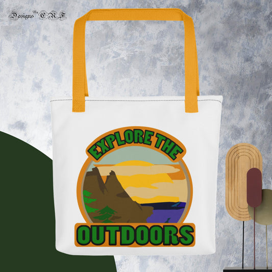 "Explore The Outdoors" Tote bag - Designs By CRF