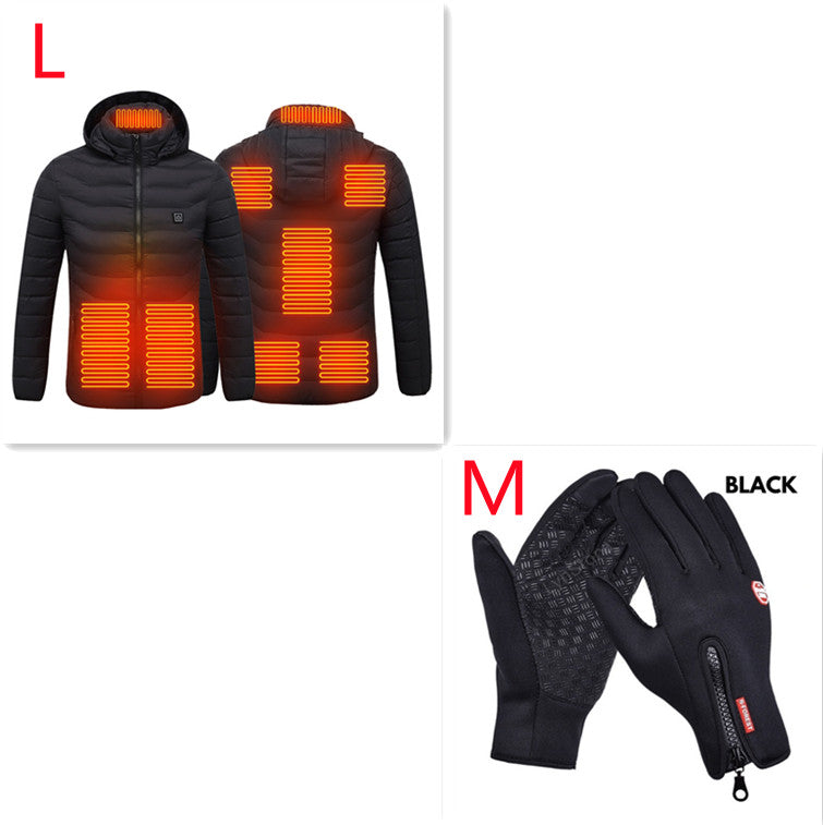 New Heated Jacket Coat USB Electric Jacket Cotton Coat Heater Thermal Clothing Heating Vest Men's Clothes Winter - Designs By CRF