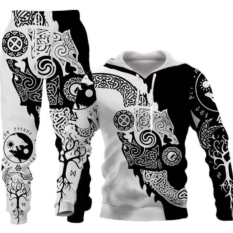 3D Wolf Inspired Print 2 Piece Tracksuit - Designs By CRF