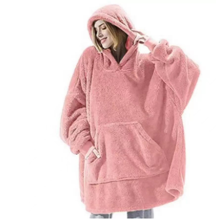 Oversized Double-Sided Fleece Hoodie - Designs By CRF