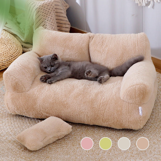 Luxury Cat Bed Sofa Winter Warm Cat Nest Pet Bed For Small Medium Dogs Cats Comfortable Plush Puppy Bed Pet Supplies - Designs By CRF