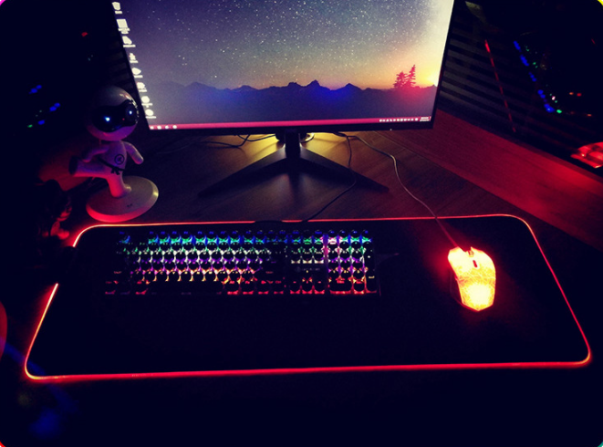 Personalised RGB LED Mouse Pad