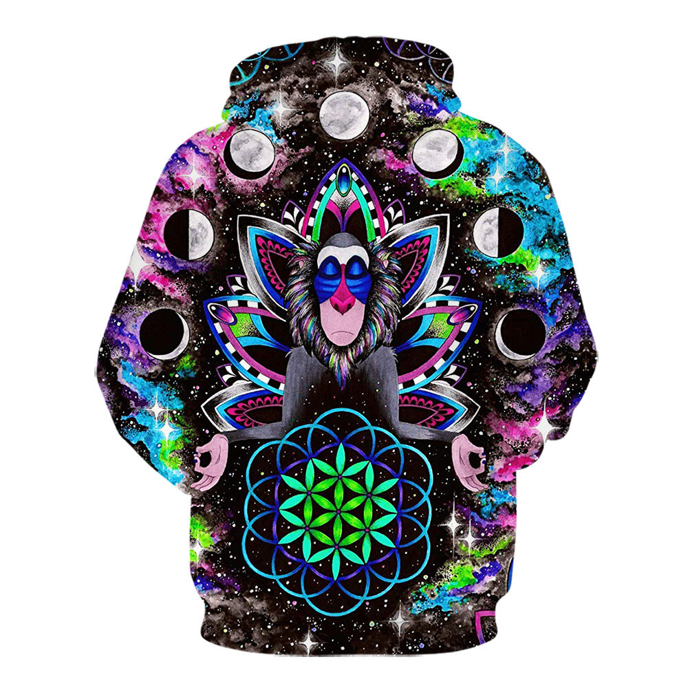 Abstract Line Splash Ink 3D Printed Pullover Hoodie Designs By CRF