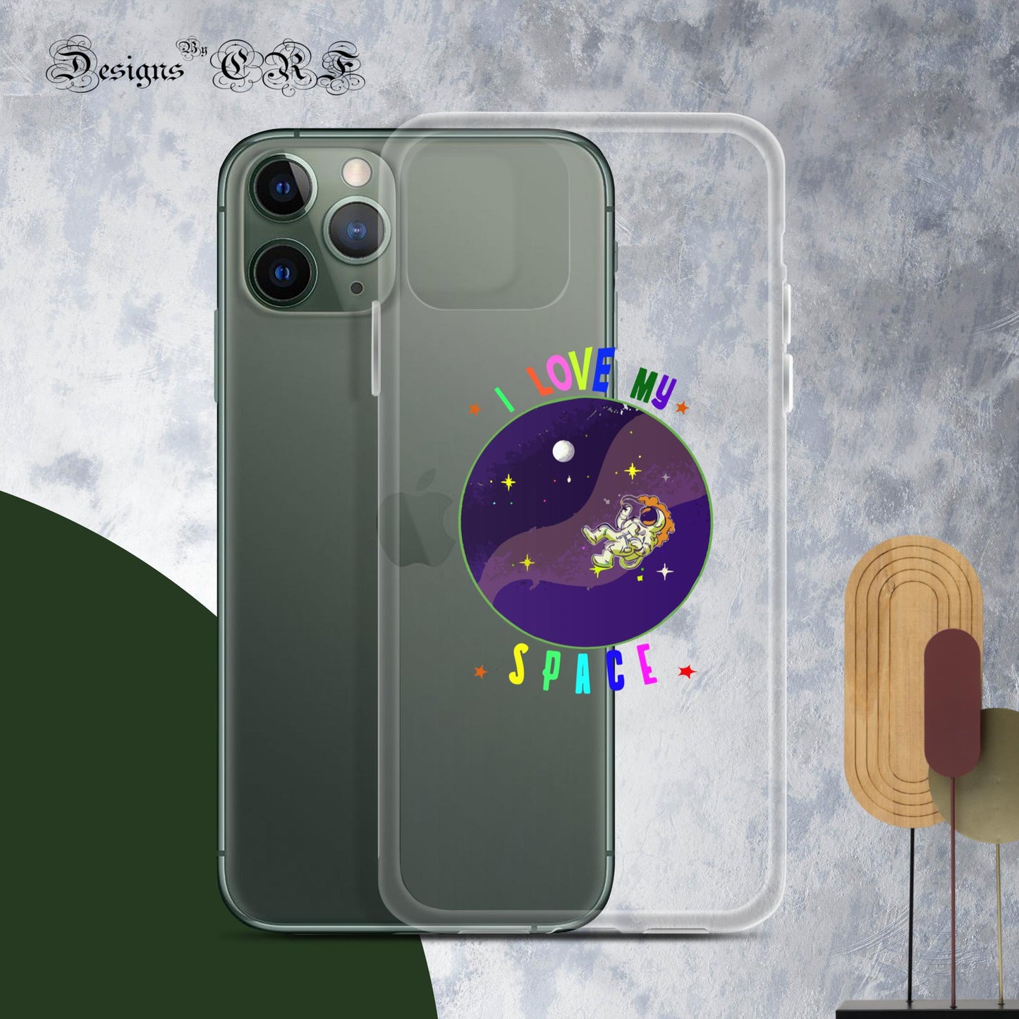 "I Love My Space" Clear Case for iPhone® - Designs By CRF