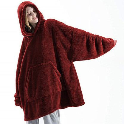 Oversized Double-Sided Fleece Hoodie - Designs By CRF