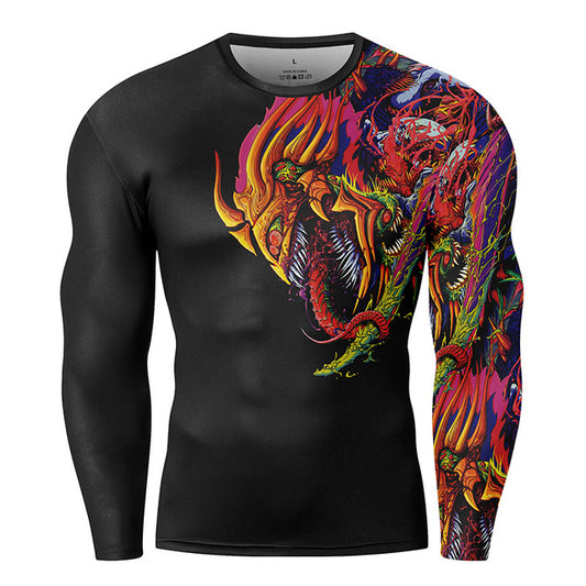 3DPrinted Crew Neck Long Sleeves Designs By CRF