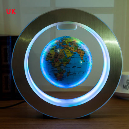 Round LED World Map Floating Globe Magnetic Levitation Light Anti Gravity Magic - Designs By CRF